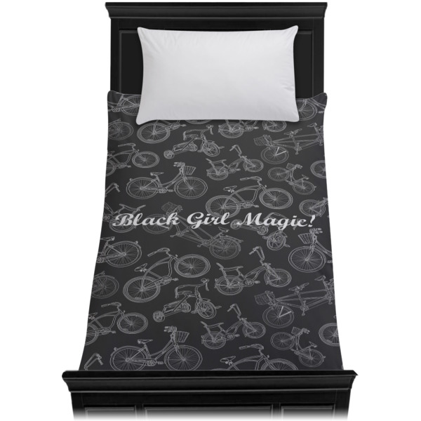 Custom Design - Duvet Cover - Twin XL - On Bed - No Prop