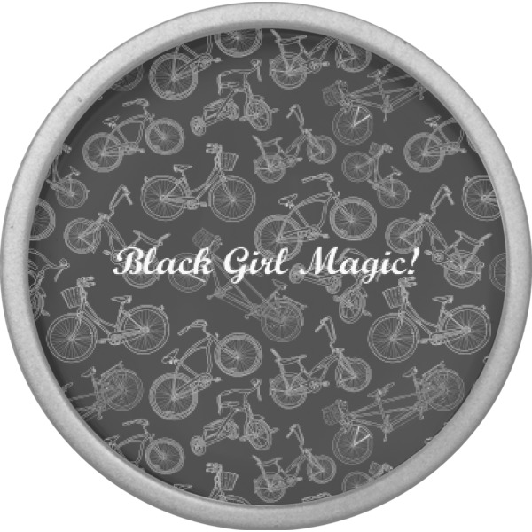 Custom Design - Cabinet Knob - Nickel - Front