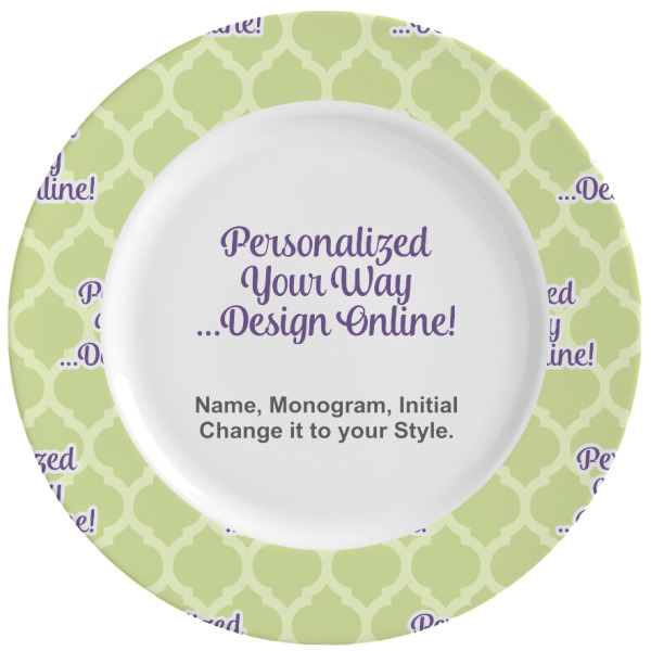 Custom Design Your Own Ceramic Dinner Plates - Set of 4