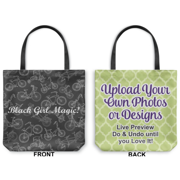 Custom Design - Canvas Tote - Front and Back