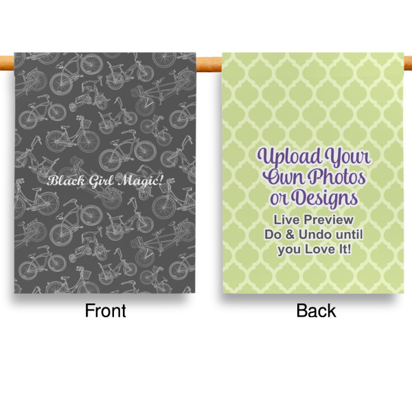 Custom Design - Garden Flags - Large - Double Sided - APPROVAL