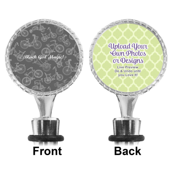 Custom Design - Bottle Stopper - Front and Back
