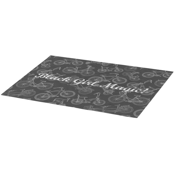 Custom Design - Burlap Placemat (Angle View)