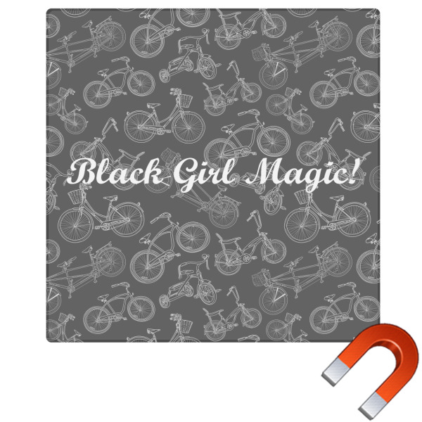 Custom Design Your Own Square Car Magnet - 6"