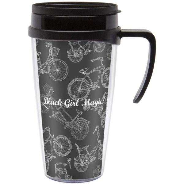 Custom Design Your Own Acrylic Travel Mug with Handle