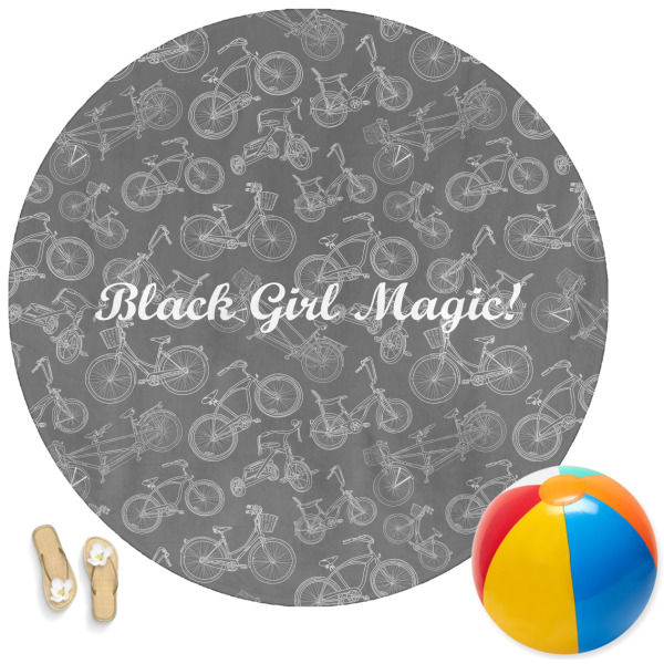 Custom Design Your Own Round Beach Towel