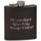 Design Your Own Black Flask Set