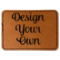Design Your Own Faux Leather Iron On Patch - Rectangle