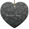 Design Your Own Heart Ceramic Ornament