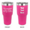 Design Your Own 30 oz Stainless Steel Tumbler - Pink - Double-Sided