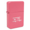 Design Your Own Windproof Lighter - Pink - Single-Sided
