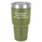 Design Your Own 30 oz Stainless Steel Tumbler - Olive - Single-Sided