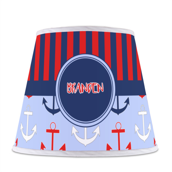 Custom Design - Poly Film Empire Lampshade - Front View