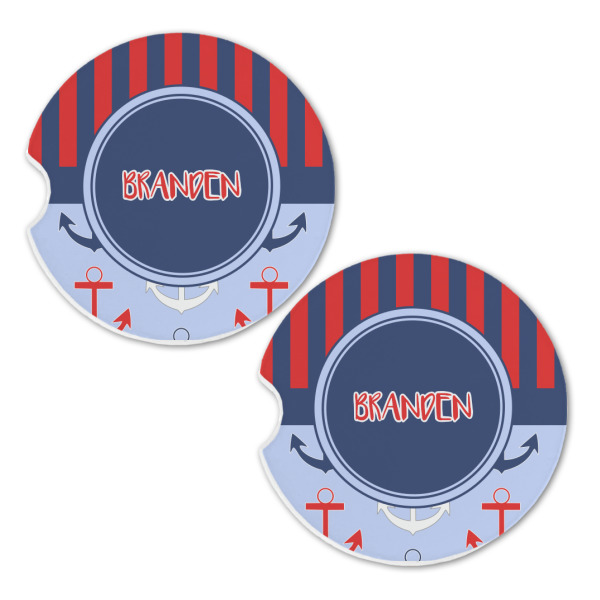 Custom Design - Sandstone Car Coasters - Set of 2