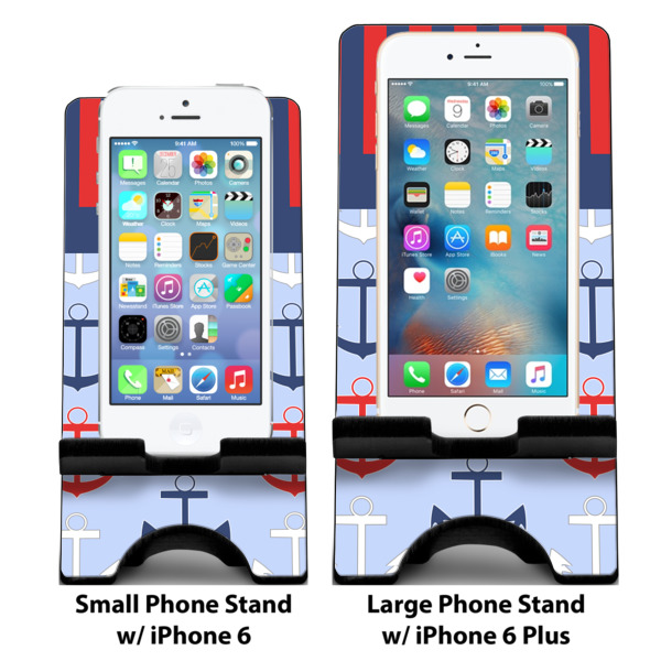 Custom Design - Compare Phone Stand Sizes - with iPhones