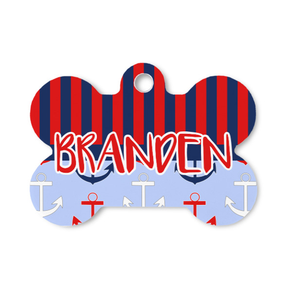 Custom Design Your Own Bone Shaped Dog ID Tag - Small