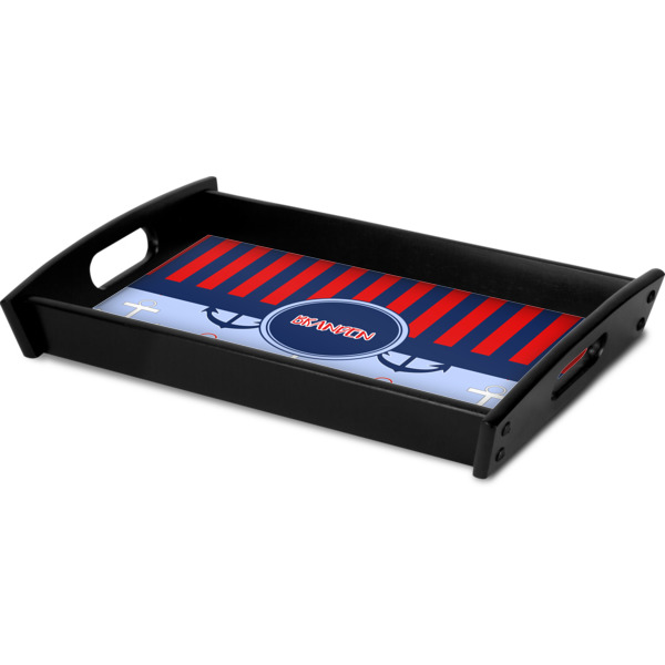 Custom Design - Serving Tray Black - Corner