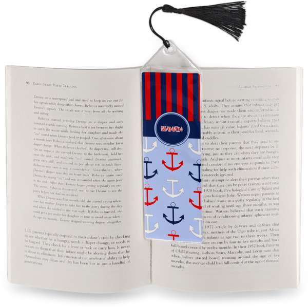 Custom Design - Bookmark w/ Tassel - In Book
