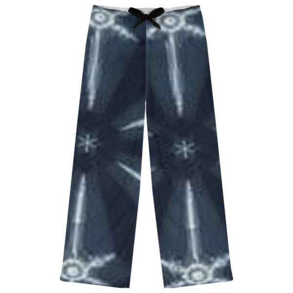 Custom Classic Anchor & Stripes Womens Pajama Pants