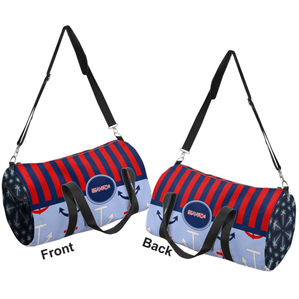 Custom Design - Duffle bag small front and back sides