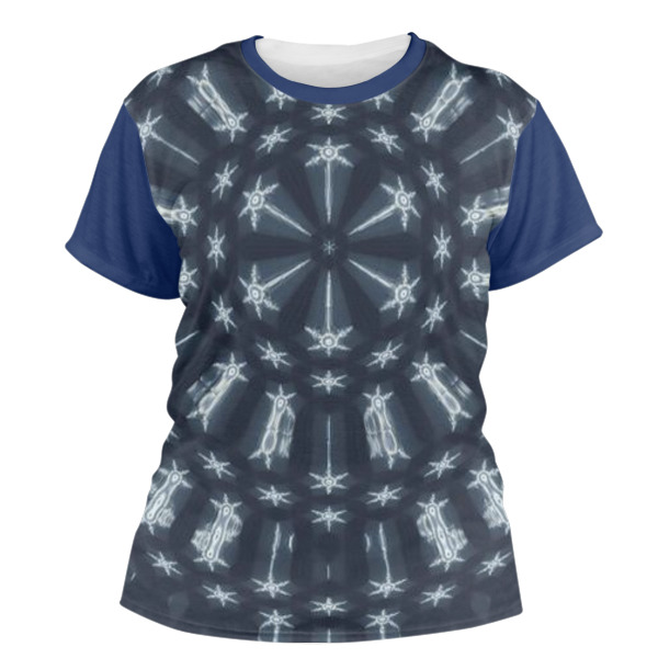 Custom Classic Anchor & Stripes Women's Crew T-Shirt
