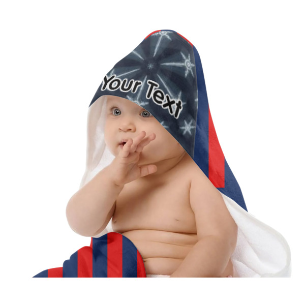 Custom Design - Baby Hooded Towel on Child