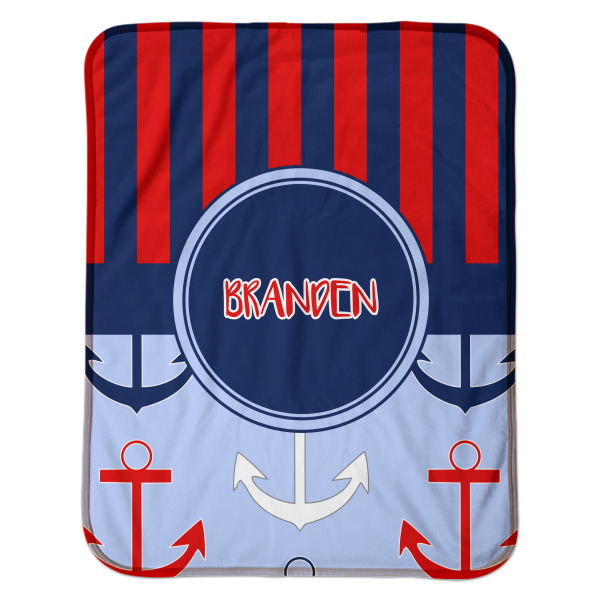 Custom Design - Baby Sherpa Blanket - Flat