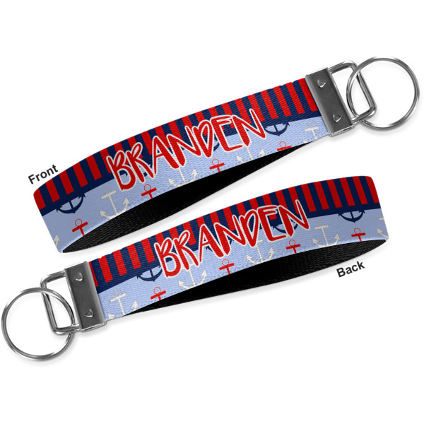 Custom Design - Key-chain - Metal and Nylon - Front and Back
