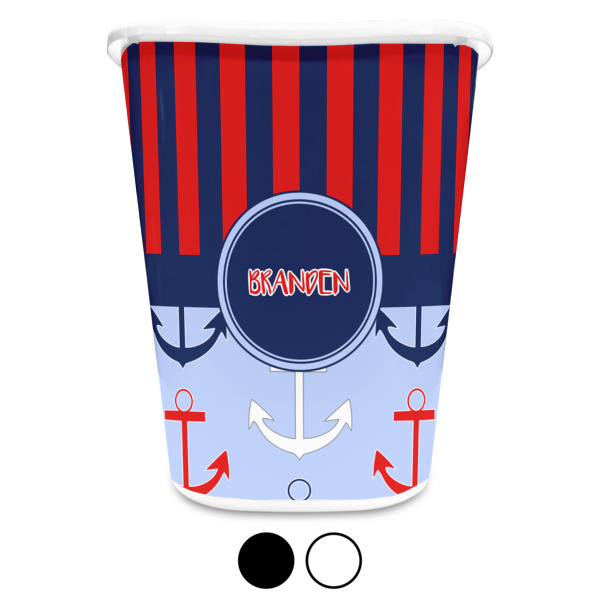 Custom Design - Waste Basket - Both Colors - Front