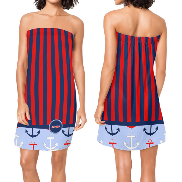 Custom Design - Custom Bath Wrap - Front & Back View