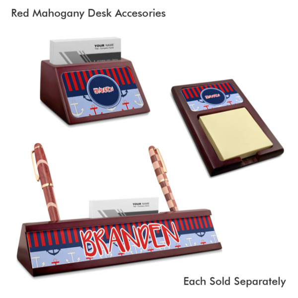 Custom Design - Mahogany Desk Accessories