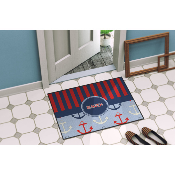 Custom Design - Door Mat - 24"x18" - Lifestyle - Porch