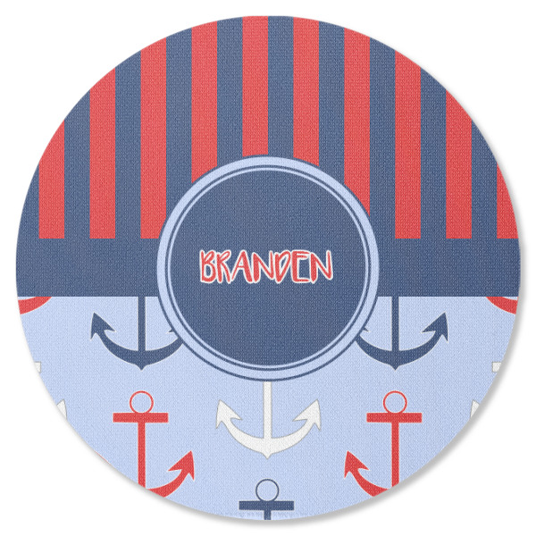 Custom Design - Round Coaster Rubber Back - Single