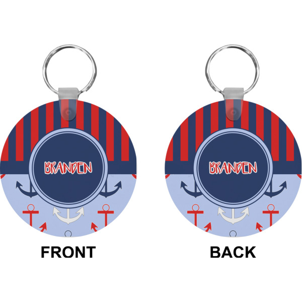 Custom Design - Circle Keychain (Front + Back)