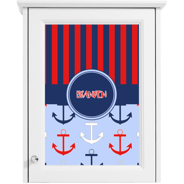 Custom Design - Single White Cabinet Decal