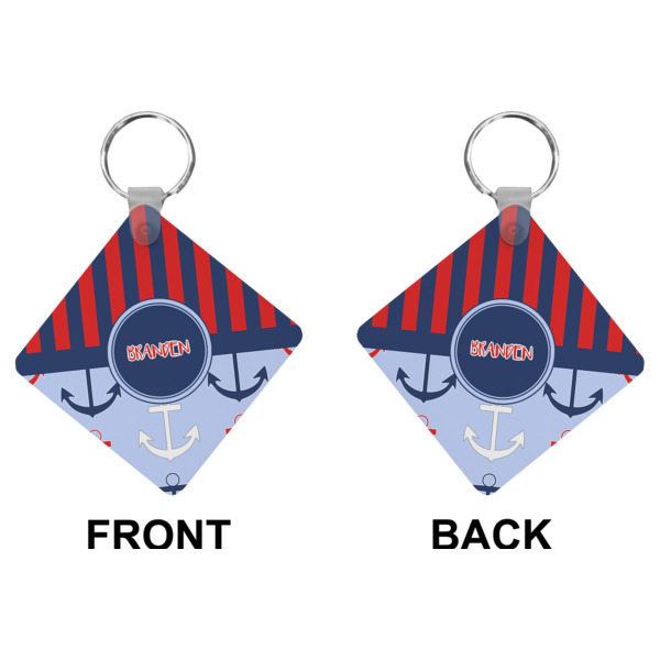 Custom Design - Diamond Keychain (Front + Back)