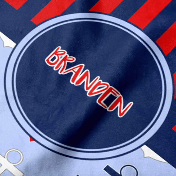 Custom Design - Hooded Baby Towel- Detail Close Up