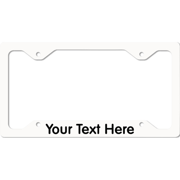 Custom Design - License Plate Frame - Style C