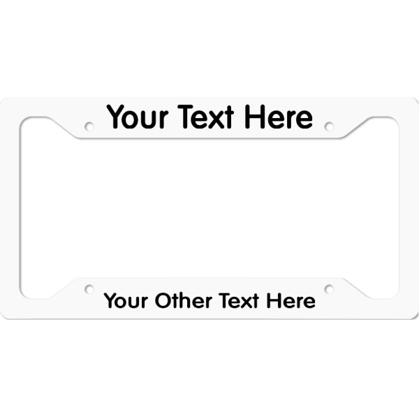 Custom Classic Anchor & Stripes License Plate Frame (Personalized)