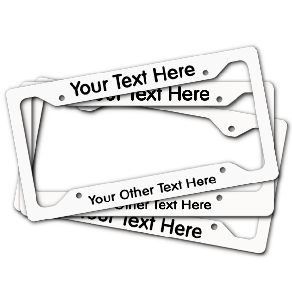 Custom Design - License Plate Frames - Parent/Main