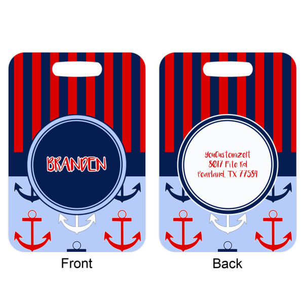 Custom Design - Metal Luggage Tag - Approval