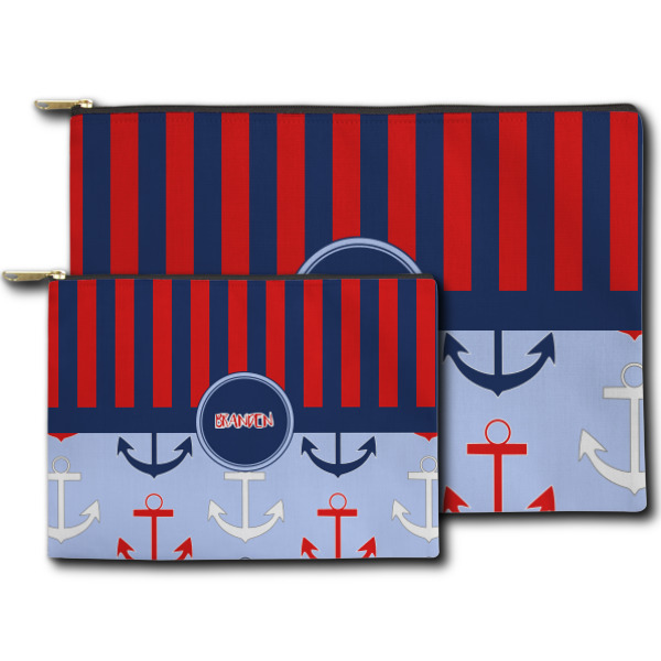 Custom Design - Zippered Pouches - Size Comparison