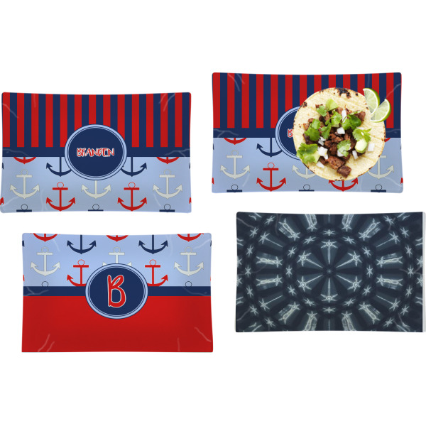 Custom Design - Set of Rectangular Dinner Plates