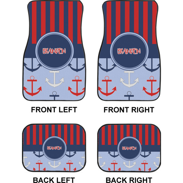 Custom Design - Car Floor Mats Set (2F + 2B)