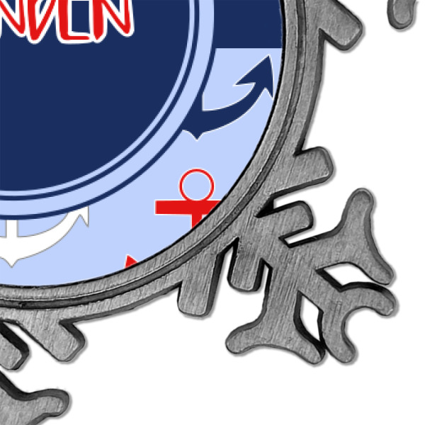 Custom Design - Vintage Snowflake - Detail