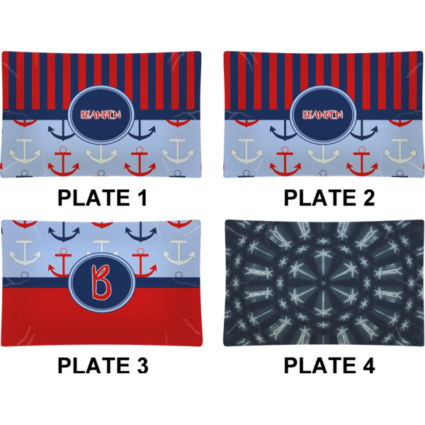 Custom Design - Set of Rectangular Dinner Plates (Approval)