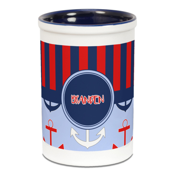 Custom Design - Pencil Holder - Blue