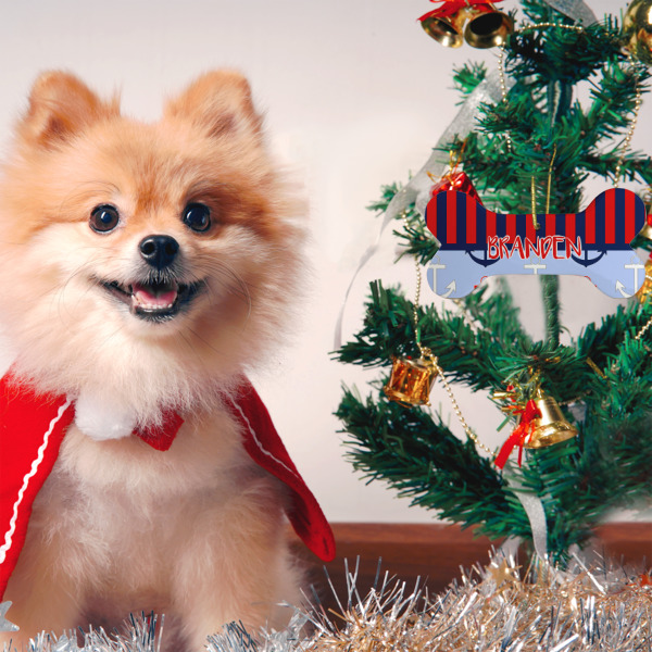 Custom Design - Ceramic Flat Ornament - Bone (LIFESTYLE)