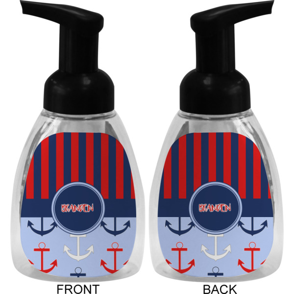 Custom Design - Foam Soap Bottle - Black - Front & Back