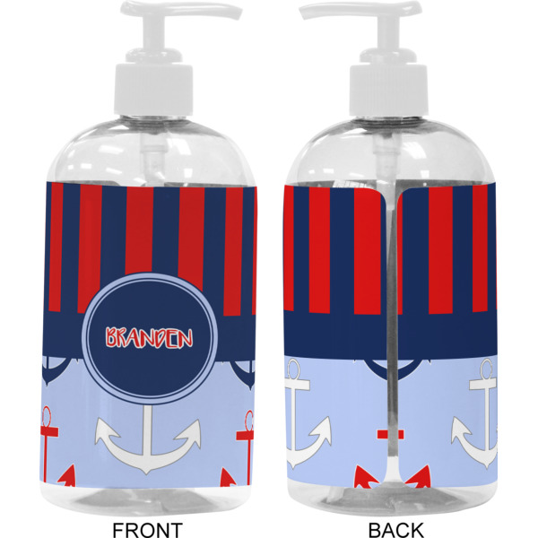 Custom Design - 16 oz Plastic Liquid Dispenser - Approval - White